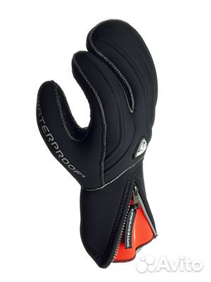 Трехпалые полусухие гидроперчатки для дайвинга G1