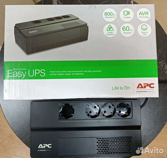 Ибп UPS 800VA APC Easy UPS