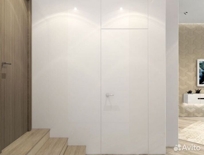 Скрытые межкомнатные двери под отделку