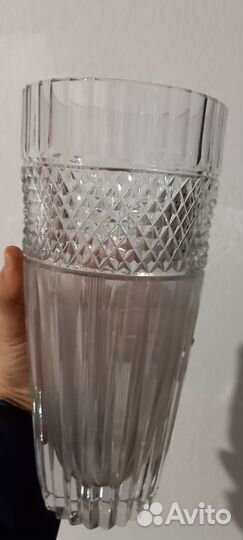 Ваза для цветов хрустальная