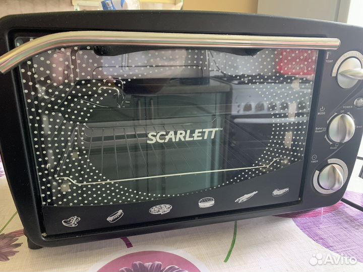 Мини печь духовка бу Scarlett