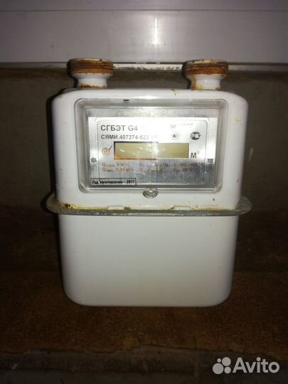 Газовый счетчик g4