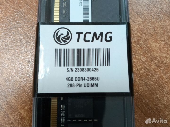 Оперативная память tcmg 4 gb ddr4-2666u