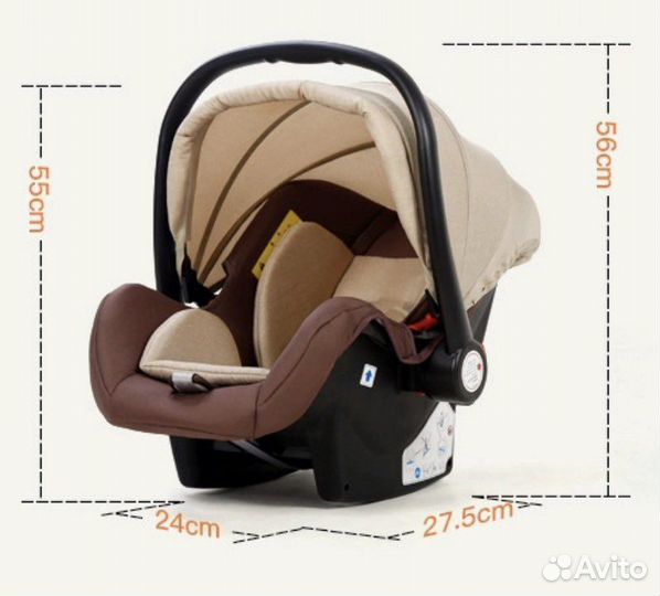 Коляска с автолюлькой 3 в 1 новая