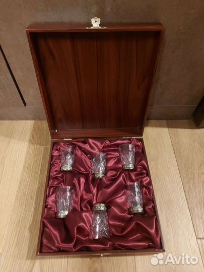 Хрустальные рюмки набор