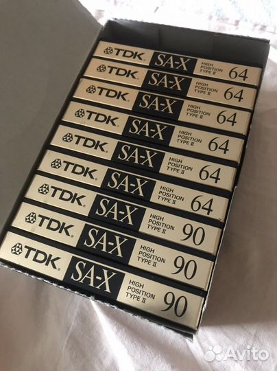 Аудиокассеты TDK SA-X 90 japan market