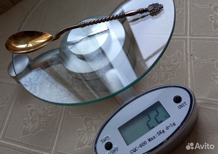 Серебряные ложки с позолотой