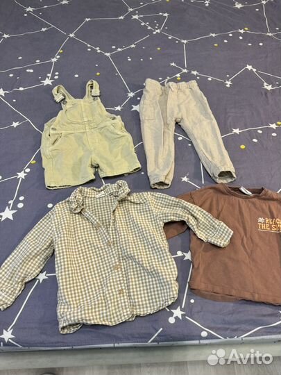 Пакет вещей на мальчика 80 86 размер zara hm