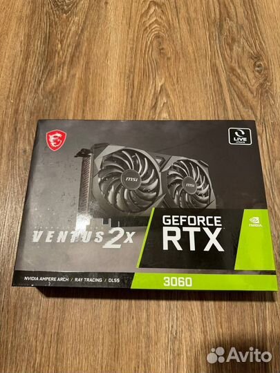 Видеокарта MSI nvidia GeForce RTX 3060 ventus 2X