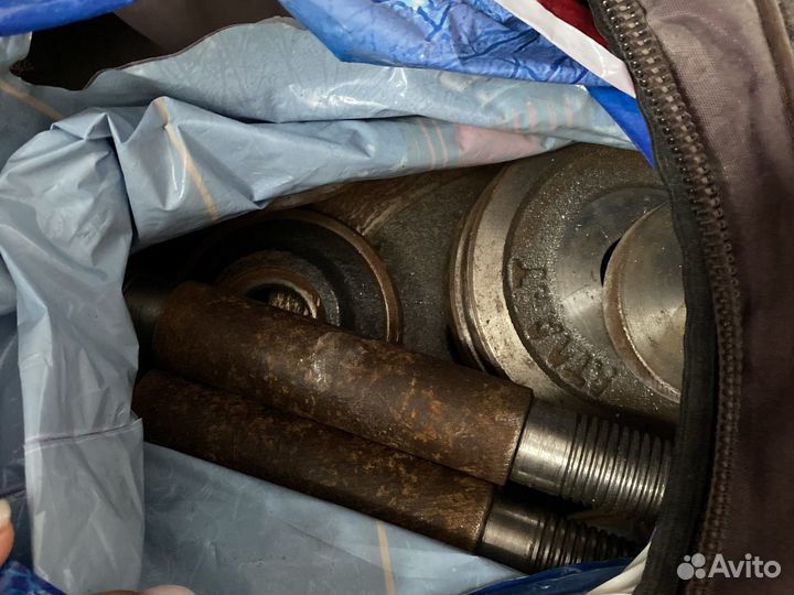 Гантели разобранные