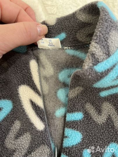 Флисовый комбинезон 68