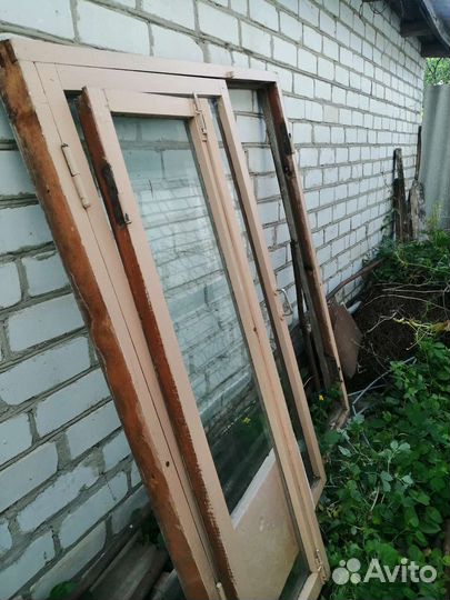 Деревянные окна б/у