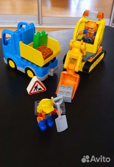 Конструктор lego duplo 10812 дорожная техника