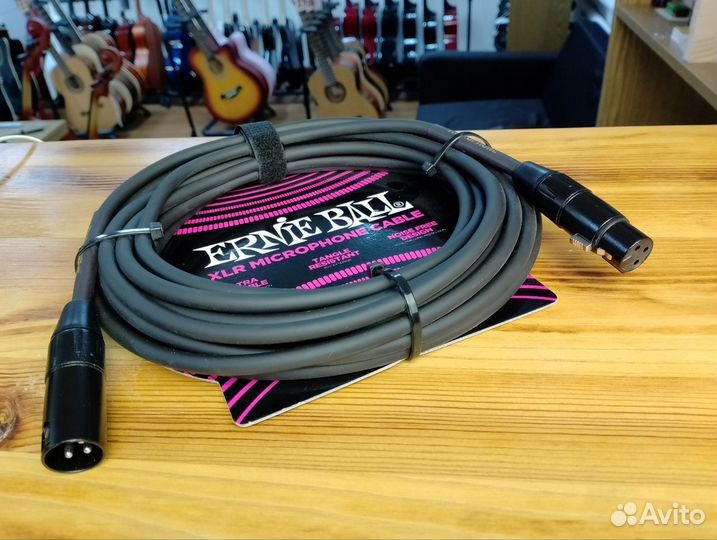 Новый микрофонный кабель ernie ball 7,62 m