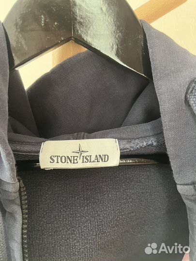 Оригинальное зип худи stone island