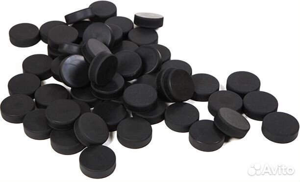 Шайбы хоккейные новые 50 шт