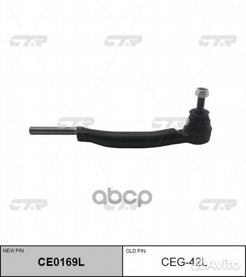 Наконечник рулевой тяги левый cadillac SRX 2003