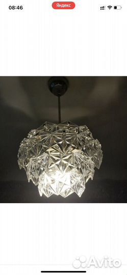 Хрустальная люстра СССР