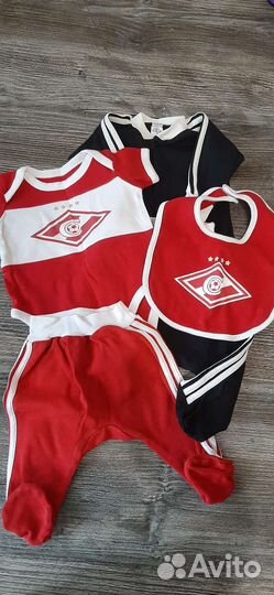 Вещи пакетом для малыша фаната Спартака