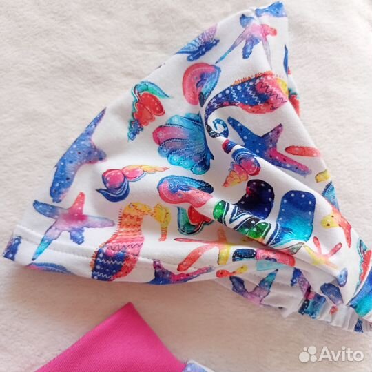 Косынка для девочки, трусики