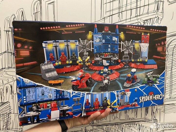 Lego Super Heroes (Нападение на мастерскую паука)