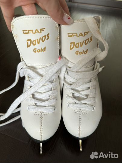 Коньки фигурные Graf Davos gold 29