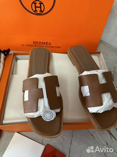 Hermes oran тапки сандали