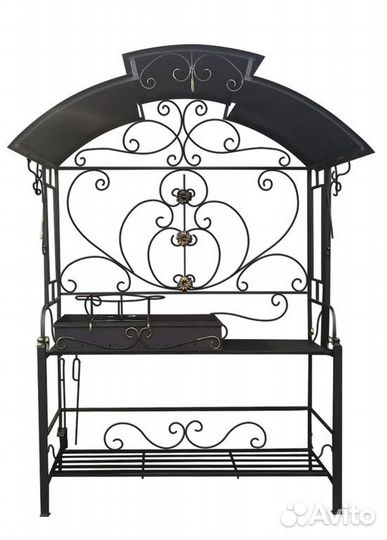 Мангал с крышей