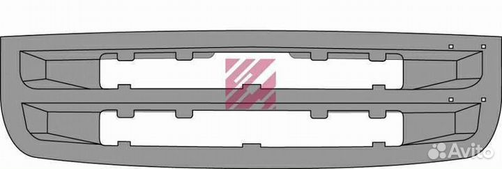 Решетка радиатора нижняя Scania R2010