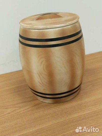 Бочонок огромный большой с крышкой СССР