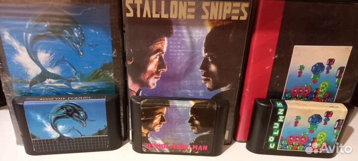 Картриджи sega стародел коллекция