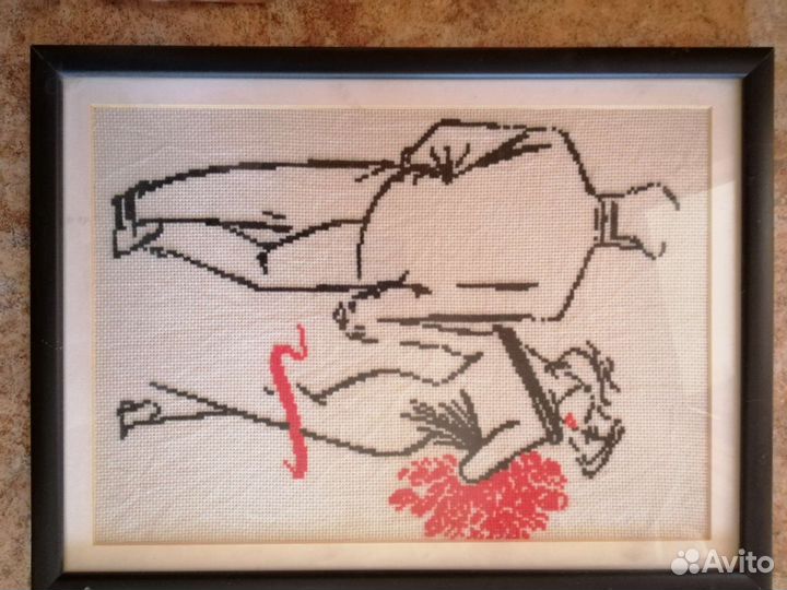 Картина вышивка