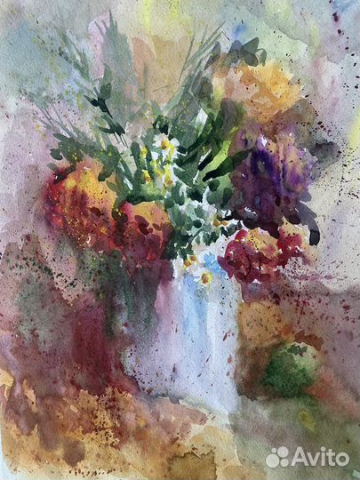 Картины, цветочная абстракция