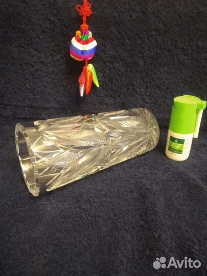 Хрустальная ваза для цветов и конфет