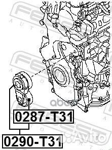 Ролик натяжной комплект 0287T31 Febest