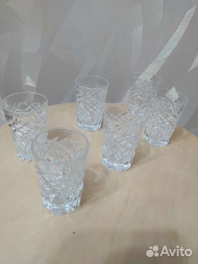 Стопки хрустальные СССР