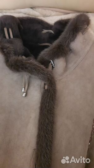 Дубленка натуральная женская бу