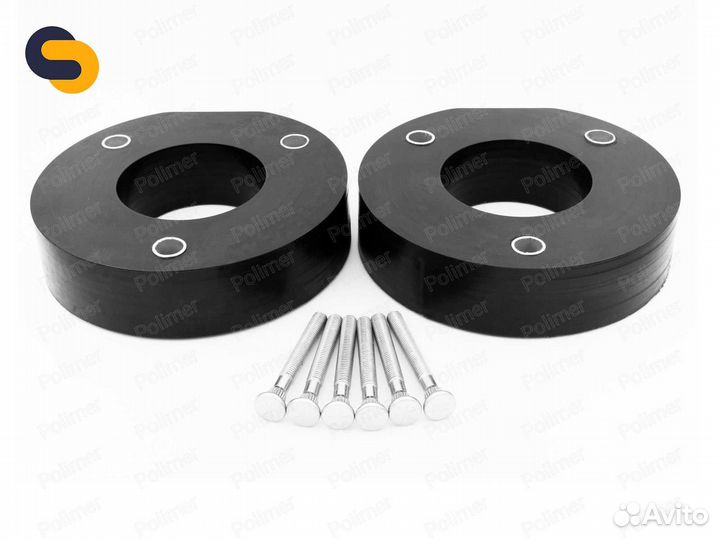 85-15-009/40 - Проставки увеличения клиренса передних стоек vauxhall - полиуретан 40 мм