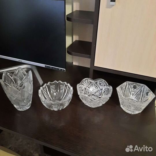 Хрусталь, цветное стекло СССР