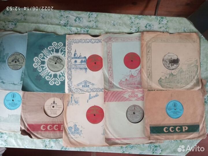Пластинки из СССР на 78 оборотах есть 33,45
