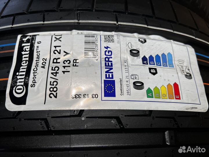 Continental ContiSportContact 5 285/45 R21
