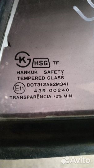 Форточка двери задняя правая Daewoo Nexia