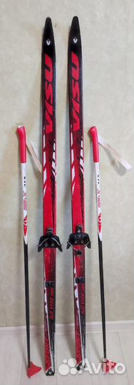 Лыжи беговые Full Visu Speed длина 150см с палками