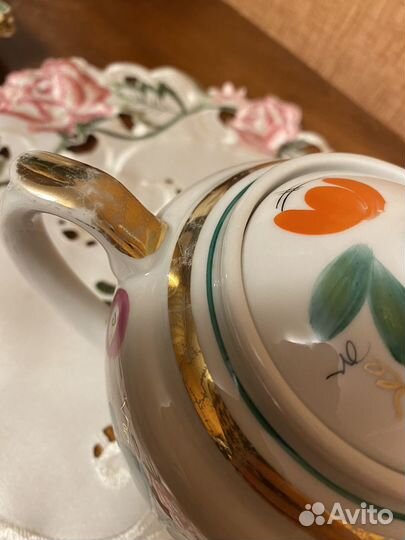 Чайник заварочный фарфоровый Вербилки