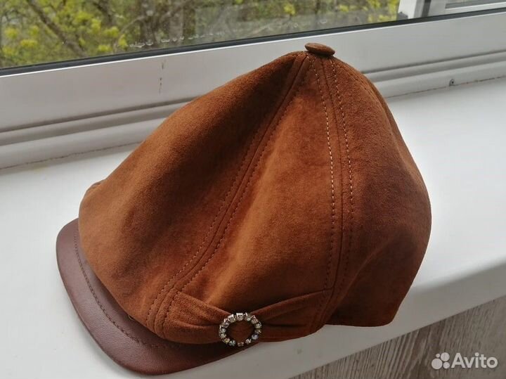 Кепка женская замша