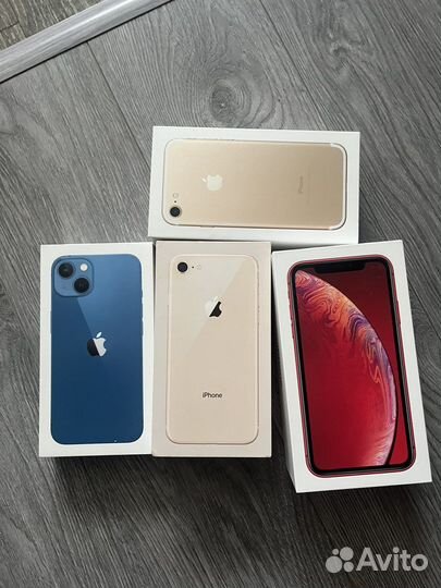 Коробки iPhone airpos apple watch