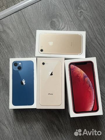 Коробки iPhone airpos apple watch