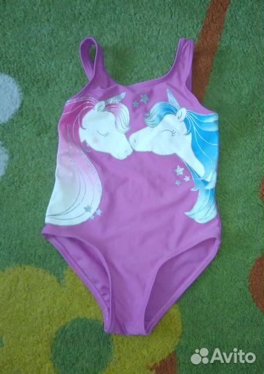 Купальник слитный для девочки