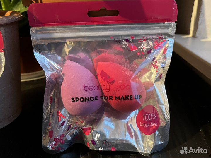 4 спонжа Beautypedia, без латекса