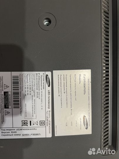 Телевизор samsung ue32f4000